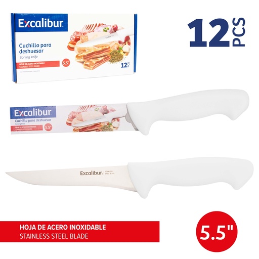 [9-550] CUCHILLO P/DESHUESAR 5.5" EXCALIBUR 9-550