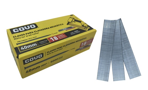 [9-597] CLAVOS P/PISTOLA NEUMATICA 40MM x 5000 UNID COVO 9-597