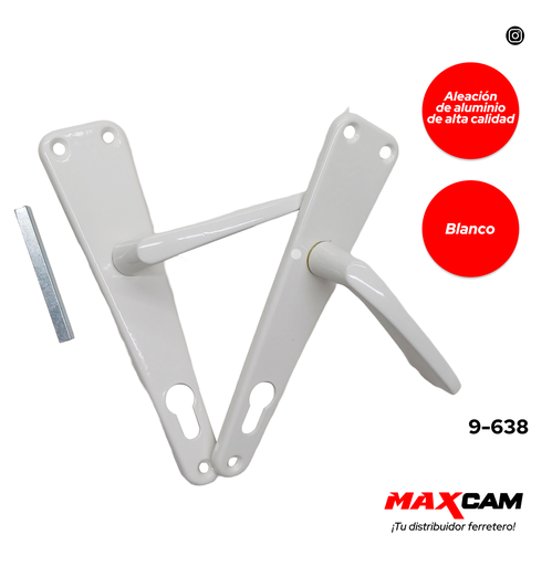 [9-638] MANILLA DE ALUMINIO MOVIL/MOVIL BLANCA DIESEL T 9-638
