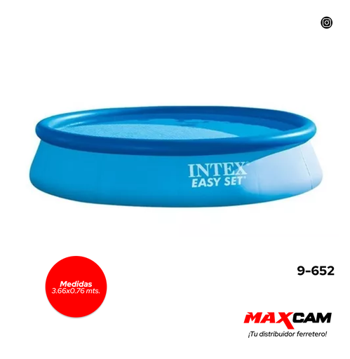 [9-652] PISCINA REDONDA 3.66x0,76 MTS INTEX 9-652