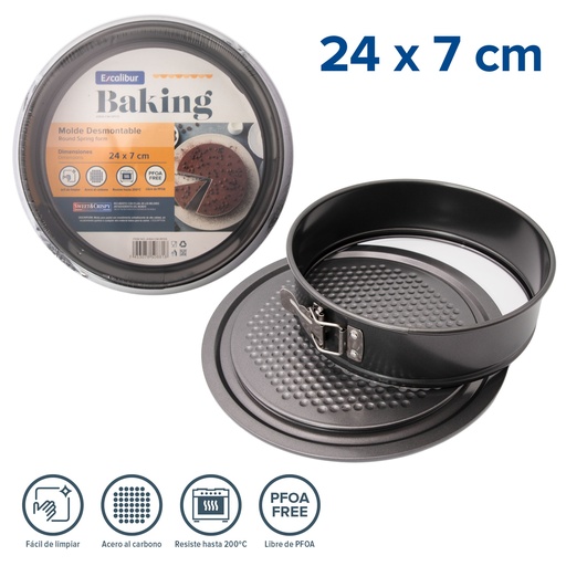 [9-671] BANDEJA MOLDE P/HORNEAR 24 x 7 CM EXCALIBUR 9-671