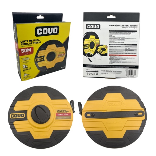 [9-689] CINTAMETRICA DE FIBRA DE VIDRIO COVO 9-689