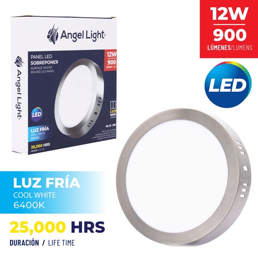 [4-863] PANEL LED SUPER NIQUE REDONDA 12W 85-265V 4-863