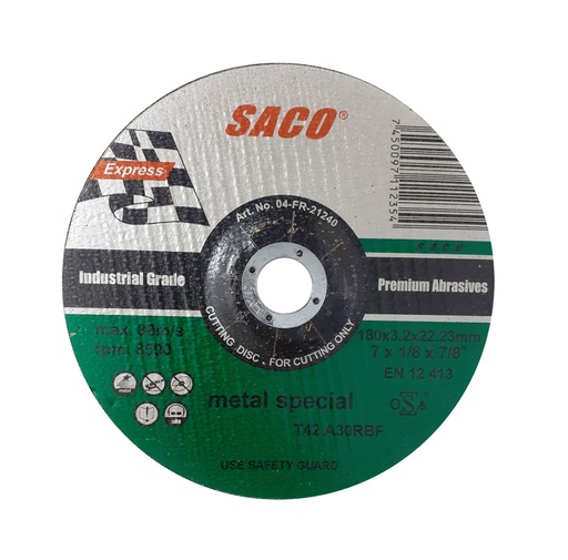 [4-914] DISCO C/METAL x 7" SACO (CONCOVO) 4-914