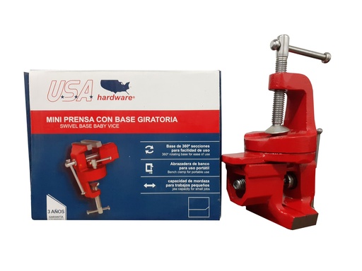 [4-921] MINI PRENSA CON BASE GIRATORIA 60MM USA 4-921