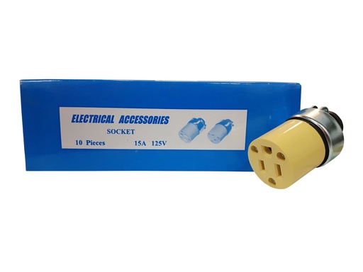 [4-948] TOMA VINIL METAL 2P+T ELECTRICAL ACCESSORIES 4-948