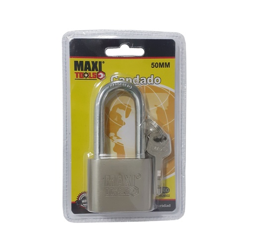 [4-956] CANDADO STANDARD x 50MM LARGO MAXI TOOL 4-956