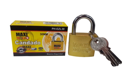 [4-957] CANDADO STANDARD x 30MM MAXI TOOLS 4-957