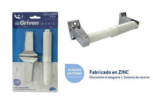 [5-064] SOPORTE PAPEL HIGIENICO GRIVEN 5-064
