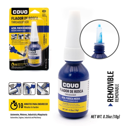 [5-077] FIJADOR DE ROSCA AZUL 10G COVO 5-077