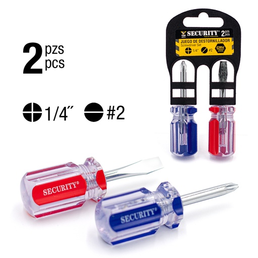 [5-103] MINI DESTORNILLADORES 2 PCS SECURITY 5-103