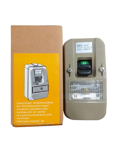 [5-124] INTERRUPTOR 602 CAJA MARRON 5-124