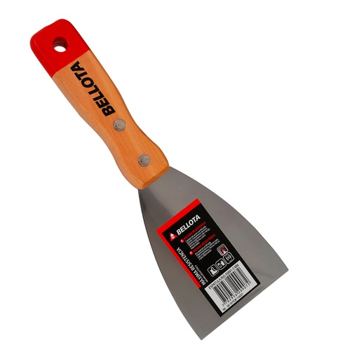 [2-511] ESPATULA RIGIDA M/MADERA 3" BELLOTA 2-511