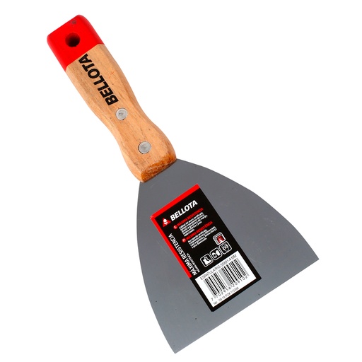 [2-512] ESPATULA RIGIDA M/MADERA 4" BELLOTA 2-512