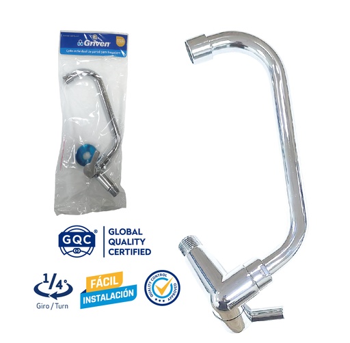 [8-221] LLAVE FREGADERO INDIVIDUAL PARED GRIVEN 8-221