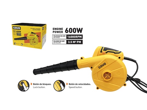 [8-235] SOPLADORA DE AIRE 600W COVO 8-235
