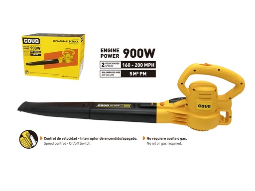 [8-236] SOPLADORA DE AIRE 900W COVO 8-236