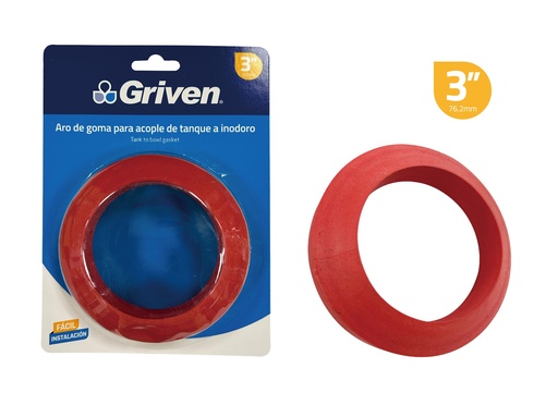 [8-259] GOMA PARA TANQUE WC 3" GRIVEN 8-259