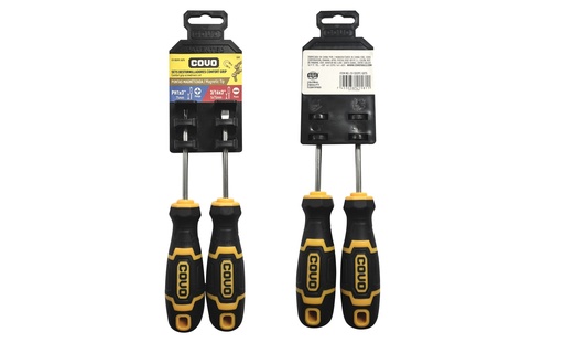 [8-278] JUEGO DESTORNILLADOR 2 PCS 3/16 x 3 COVO 8-278