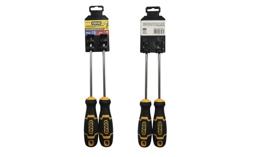 [8-280] JUEGO DESTORNILLADOR 2 PCS 1/4 x 6 COVO 8-280