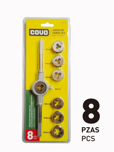 [8-285] JUEGO DE TARRAJA COVO 8-285