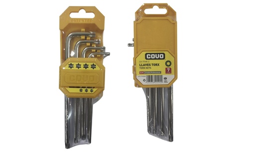 [8-312] LLAVE ALLEN TORX 7 PCS COVO 8-312