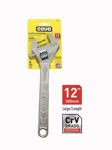 [8-318] LLAVE AJUSTABLE 12" COVO 8-318