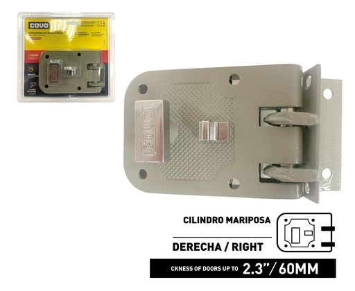 [8-343] CERRADURA DIENTE PERRO BL COVO 8-343