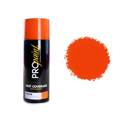 [8-356] SPRAY NARANJA NEON x 400 ML PRO PAINT 8-356