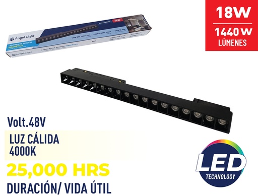 [8-396] LAMPARA LED MAGNETICA 18W ANGEL LIGHT 8-396