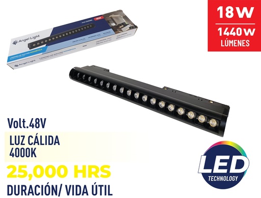 [8-399] LAMPARA LED MAGNETICA 18W ANGEL LIGHT 8-399
