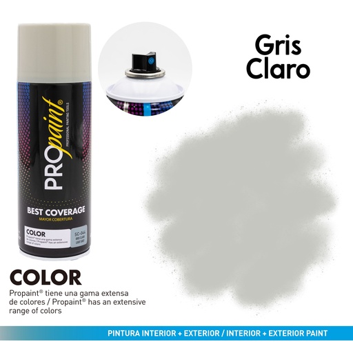 [8-418] SPRAY GRIS CLARO x 400 ML PRO PAINT 8-418