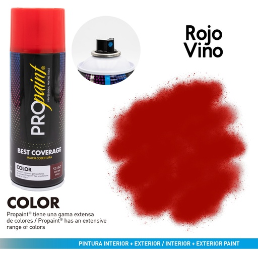 [8-420] SPRAY ROJO VINO x 400 ML PRO PAINT 8-420