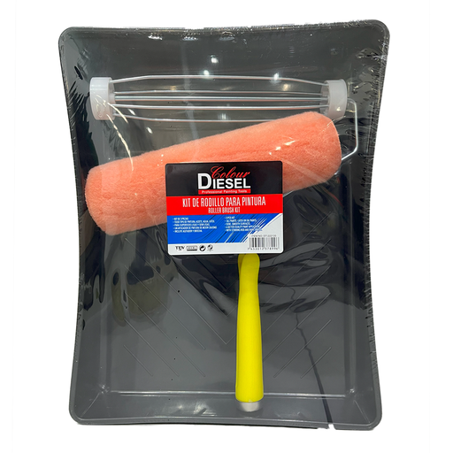 [8-432] KIT BANDEJA RODILLO 9" 3 PCS DIESEL TOOLS 8-432