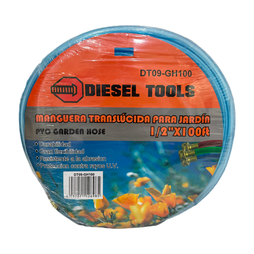 [8-437] MANGUERA CRISTAL C/CONEX 1/2" x 30,48 MTS DIESEL T 8-437