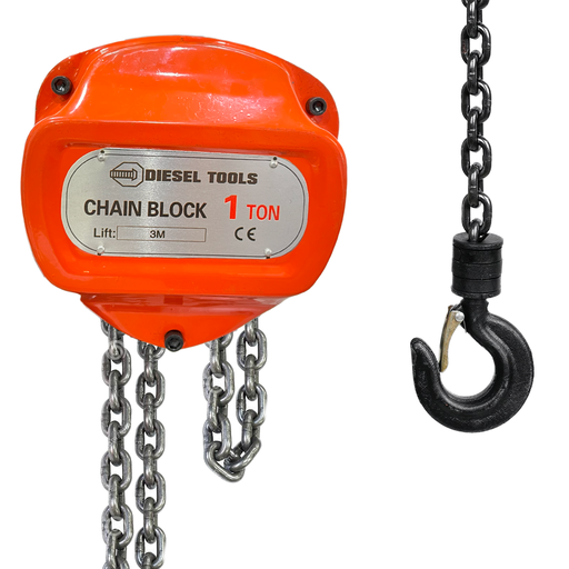 [8-442] POLEA O SEÑORITA DE CADENA 1TON x 3 MTS DIESEL T 8-442