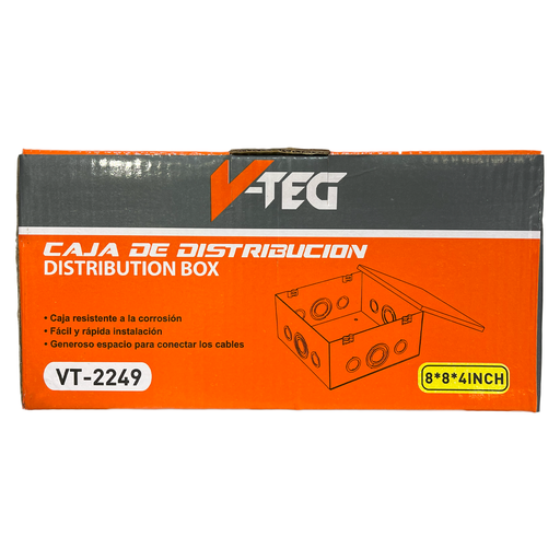 [8-447] CAJA DE PASO 6"x6"x4" V-TEG 8-447