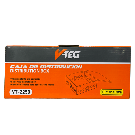 [8-449] CAJA DE PASO 10"x10"x4" V-TEG 8-449