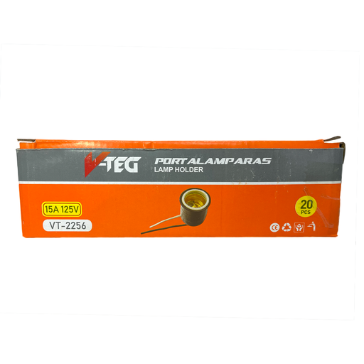 [8-456] SOCATE GOMA C/PORCELANA V-TEG 8-456