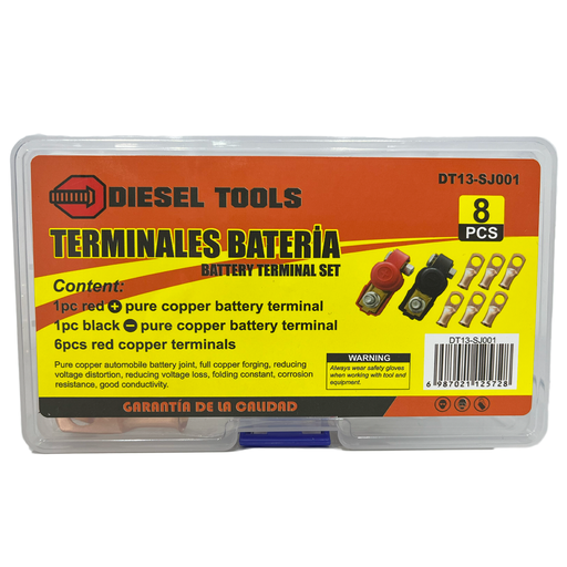 [8-459] TERMINAL DE BATERIA 8 PCS DIESEL T 8-459