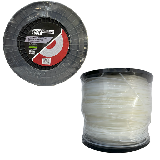 [8-533] NYLON DESMAL REDONDO 3.5MM x 500MTS PROF TOOLS 8-533