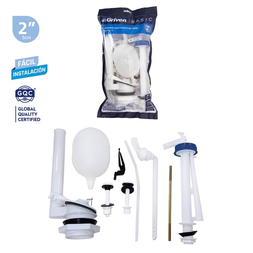 [8-673] HERRAJE C/MANILLA 2" GRIVEN BASIC 8-673