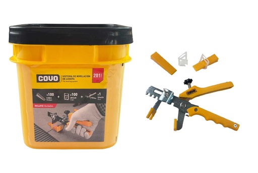 [8-691] KIT NIVELADOR P/PISO x 201 UNID COVO 8-691