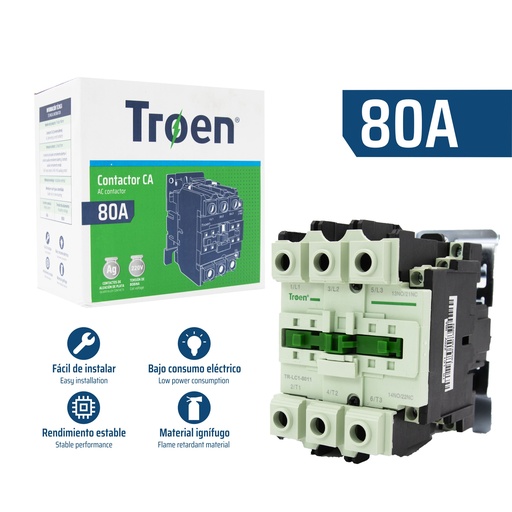 [8-707] CONTACTOR 80A 220V TROEN 8-707