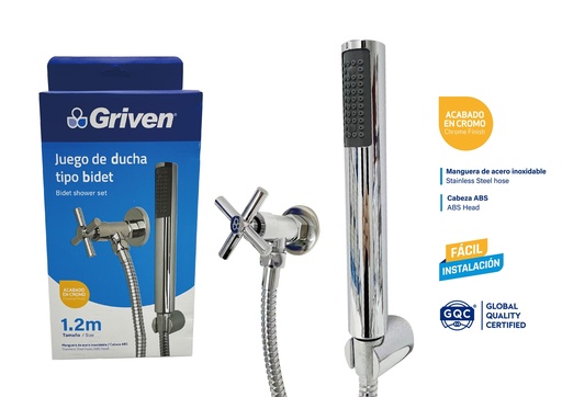 [8-750] DUCHA TELEFONO 1.2M GRIVEN 8-750