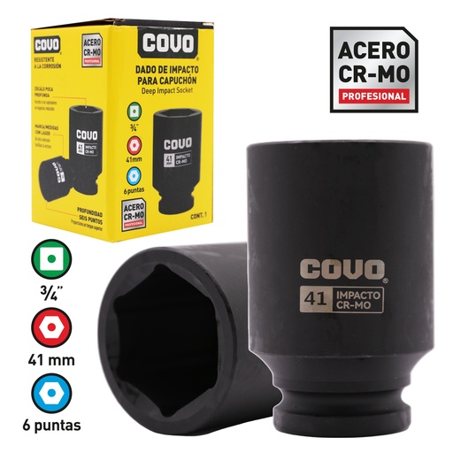 [8-803] DADOS DE IMPACTO x 41MM COVO 8-803