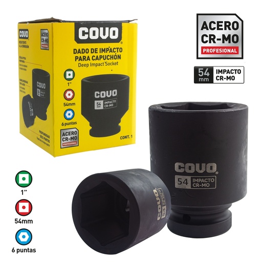 [8-808] DADOS DE IMPACTO x 54MM COVO 8-808