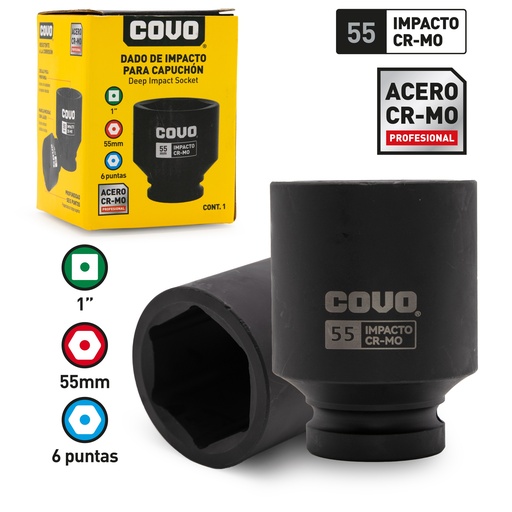 [8-809] DADOS DE IMPACTO x 55MM COVO 8-809