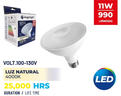 [8-826] BOMBILLO LED PAR 30 11W LUZ NATURAL ANGEL LIGHT 8-826