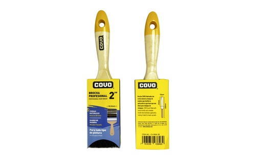[8-840] BROCHA M/MADERA CERDA NEGRA 2" COVO 8-840